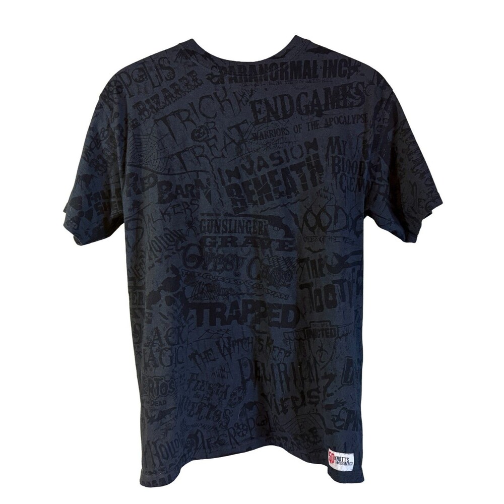 Knotts Berry Farm 50th Anniversary Attractions‎ T-Shirt SUPER COOL Medium